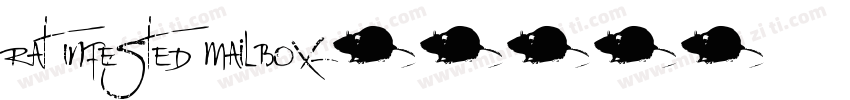 Rat Infested Mailbox字体转换